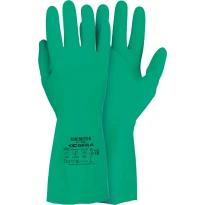 12 Pares - Guantes de Trabajo Cofra de Nitrilo G601-D100