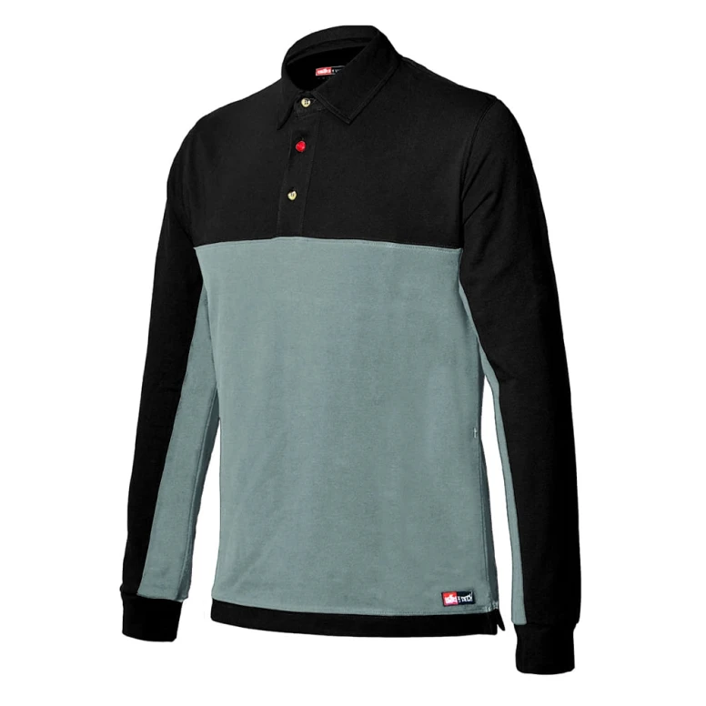 Polo elástica de manga larga Issa Line - 8776
