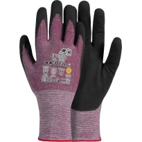 12 Pares - Guantes de Trabajo Stretch Cofra Evoduo de Nitrilo Anticorte G083-D100