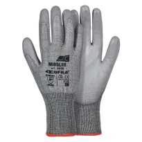 12 Pares - Guantes de Trabajo Stretch Cofra de Poliuretano Middler G096-D100