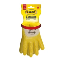 12 Pares - Guantes de Trabajo Recubiertos en Nitrilo Logica 0158PLUS 2