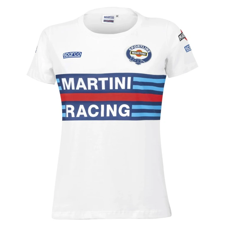 Camiseta de trabajo Sparco Replica Martini Racing Mujer