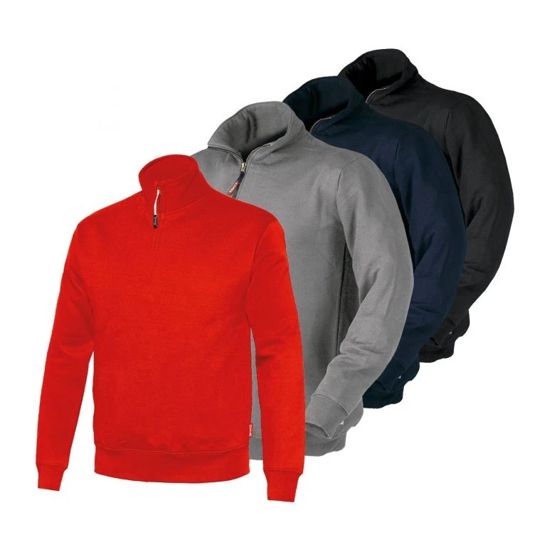 Sudadera de trabajo con media cremallera Issa Line - 04820 Verena