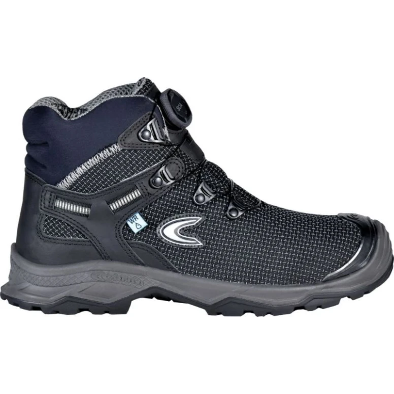 Zapatos de seguridad altos con cierre BOA Cofra Tramp S7S HI CI SC SR HRO FO LG 37021-N00 sin metal cómodos