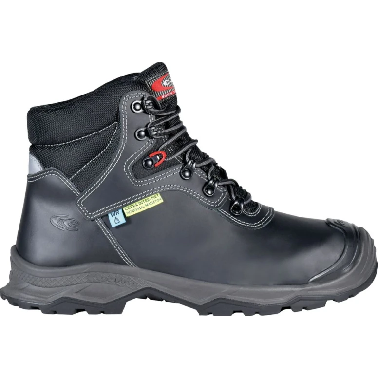 Zapatos de seguridad altos Cofra Friburg S7S HI CI SC SR HRO FO LG 37140-N00 sin metal cómodos