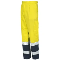 Pantalón de trabajo Alta Visibilidad Multibolsillos Issa Line AV 8430N