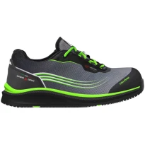 Zapatos de seguridad bajos ultraligeros GShark Squash 2.0 Verde S3 SRC transpirables cómodos antideslizantes
