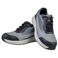 Zapatos de seguridad bajos ultraligeros GShark Squash 2.0 Grises S3 SRC transpirables cómodos antideslizantes 2