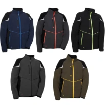 Sudadera de trabajo multibolsillos con cremallera completa Cofra Vilebo V645-0-0