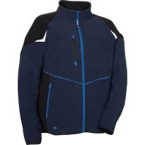 Sudadera de trabajo multibolsillos con cremallera completa Cofra Vilebo V645-0-0