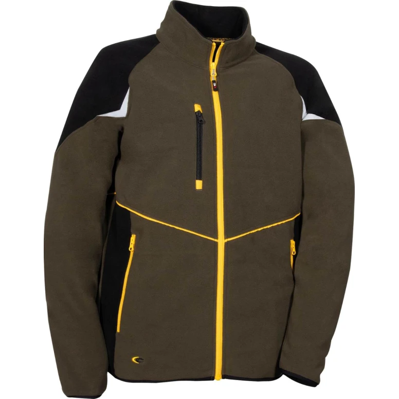 Sudadera de trabajo multibolsillos con cremallera completa Cofra Vilebo V645-0-0