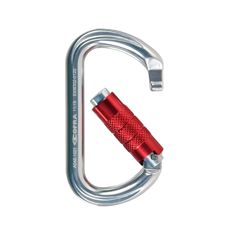 5 Unidades – Mosquetón de trabajo Cofra Ligam Twist A048-B101