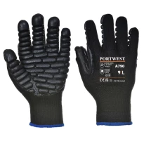 12 Pares - Guantes de trabajo antivibración - A790 Portwest