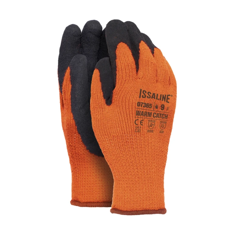 12 Pares - Guantes de trabajo Warm Catch - Issa Line 17365