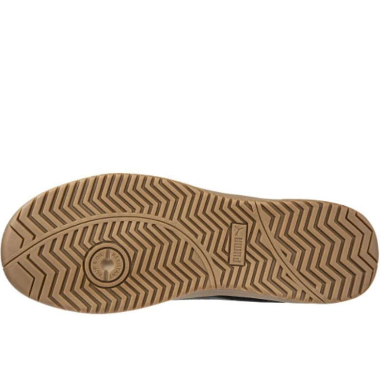 Zapatos de seguridad Puma Iconic Blk/Gum Low S1PS Bajo Metalfree 644400