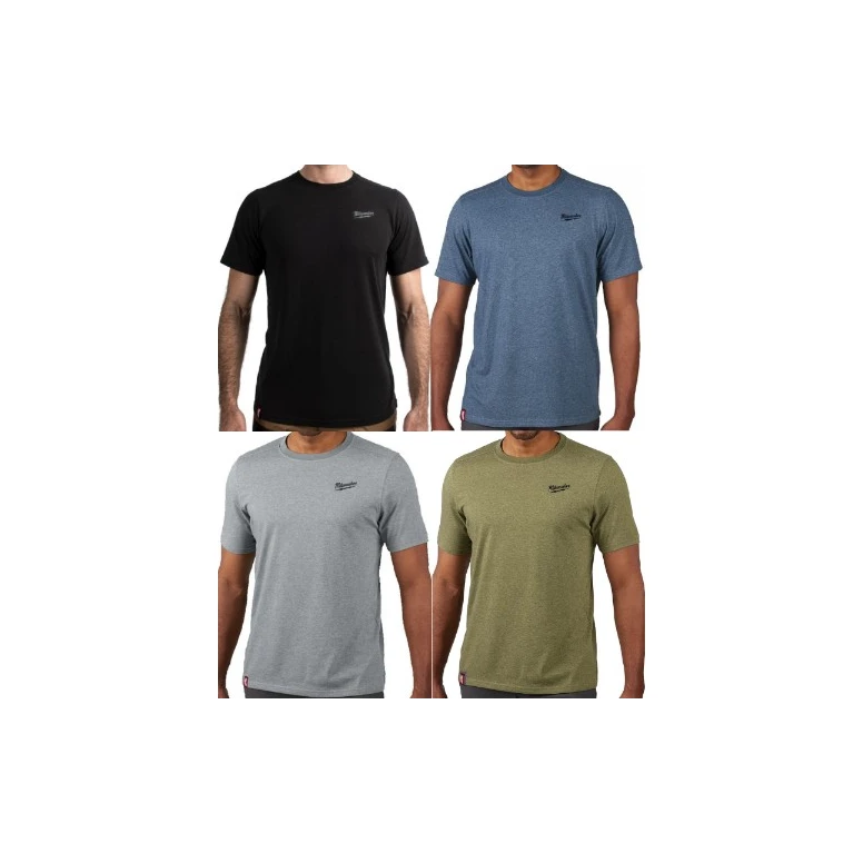 Camiseta de trabajo de manga corta Milwaukee Hybrid 4932492968