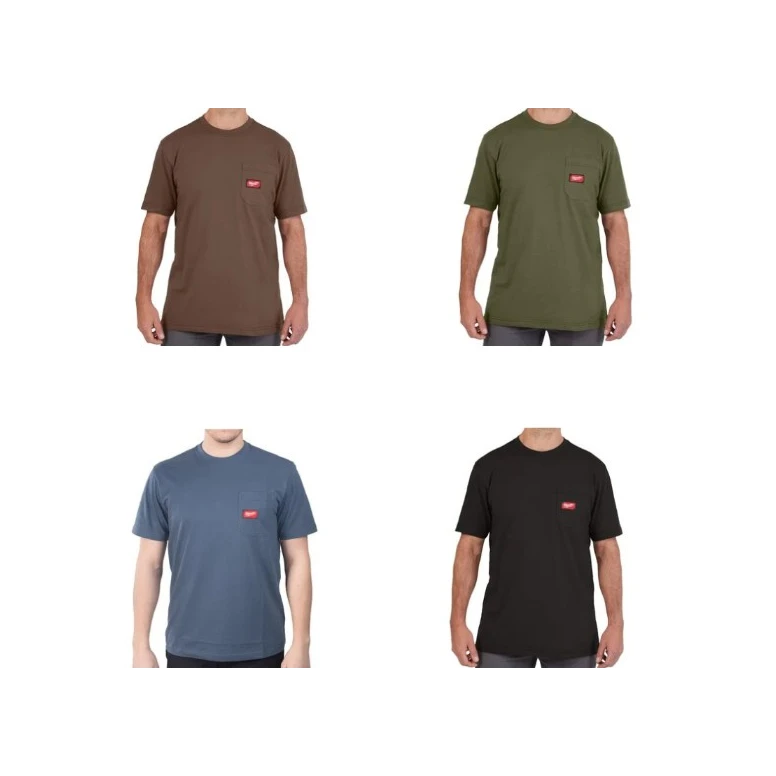 Camiseta de trabajo de manga corta Milwaukee Workskin 4932493028