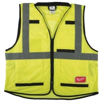Chaleco de trabajo de alta visibilidad multibolsillos Milwaukee Premium 4932471895