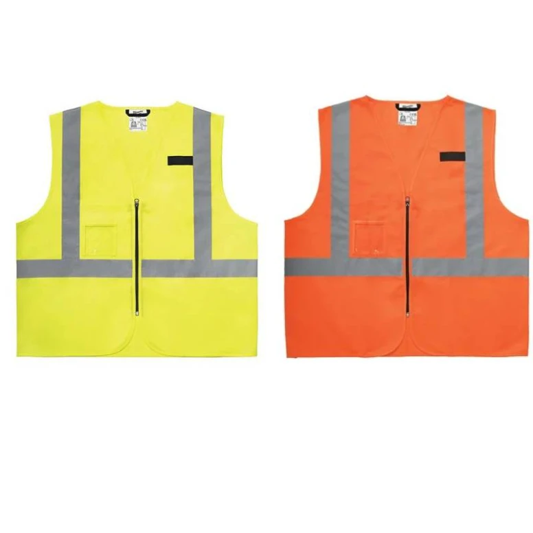 Chaleco de trabajo de alta visibilidad con múltiples bolsillos Milwaukee Contractor 4932493994