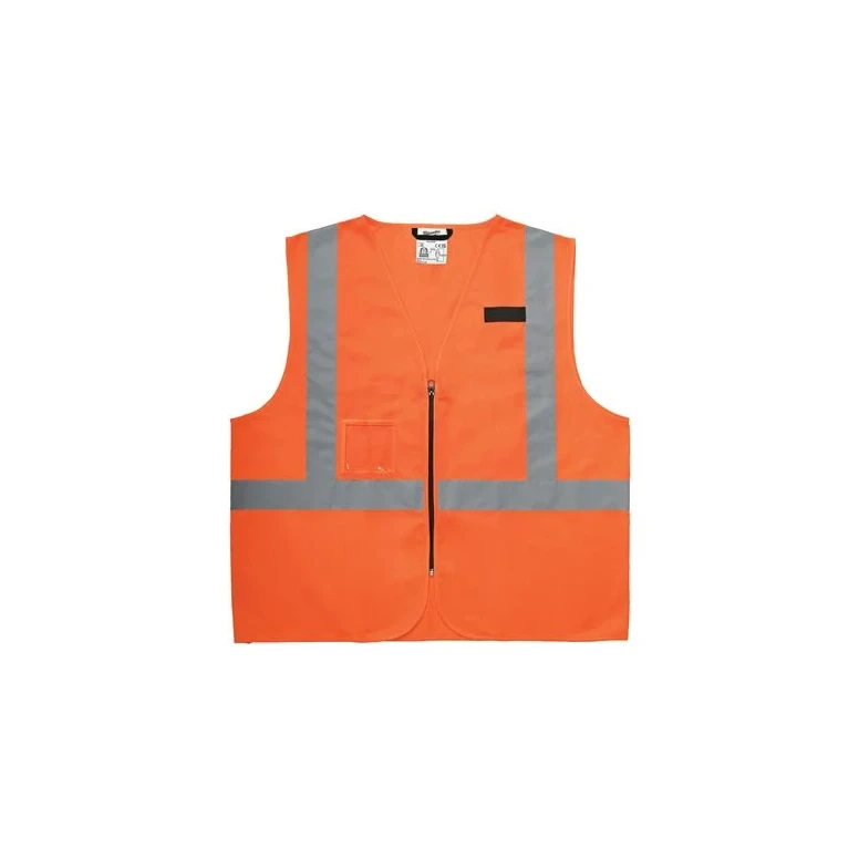 Chaleco de trabajo de alta visibilidad con múltiples bolsillos Milwaukee Contractor 4932493994