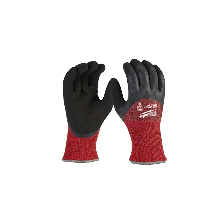 Guantes de trabajo invernales recubiertos de látex Milwaukee Winter Cut 4932480611