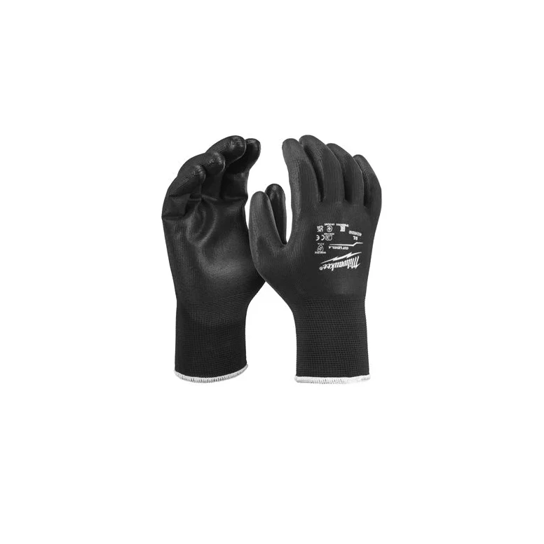 12 Pares - Guantes de Trabajo Ligeros Milwaukee General Gloves 4932493238