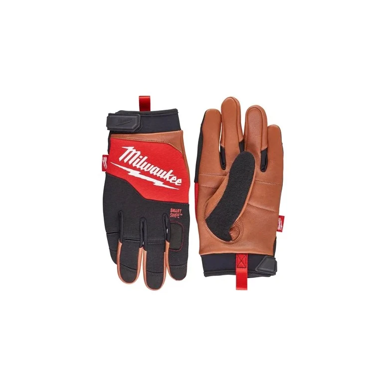Guantes de Trabajo de Cuero Milwaukee Hybrid Leather 4932479726