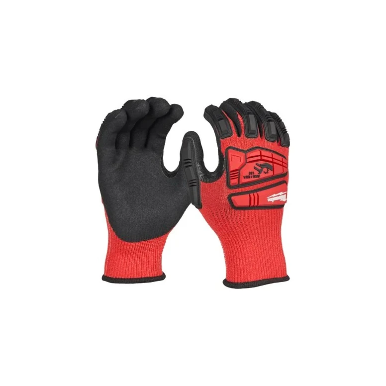 6 Pares - Guantes de Trabajo Recubiertos Elásticos Milwaukee Winter Cut 4932498529