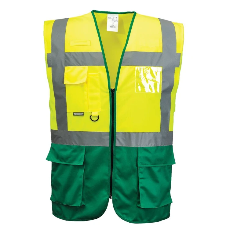 Chaleco de Trabajo Alta Visibilidad Multibolsillos Varsovia Executive Portwest C476