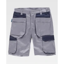 Bermuda de Trabajo Workteam Stretch Multibolsillos WF2617