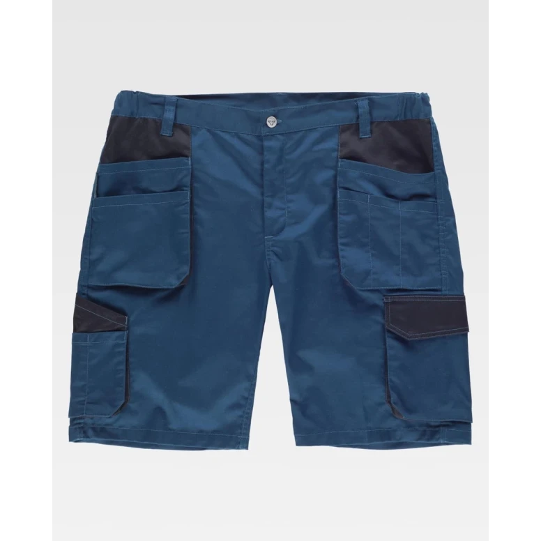 Bermuda de Trabajo Workteam Stretch Multibolsillos WF2617