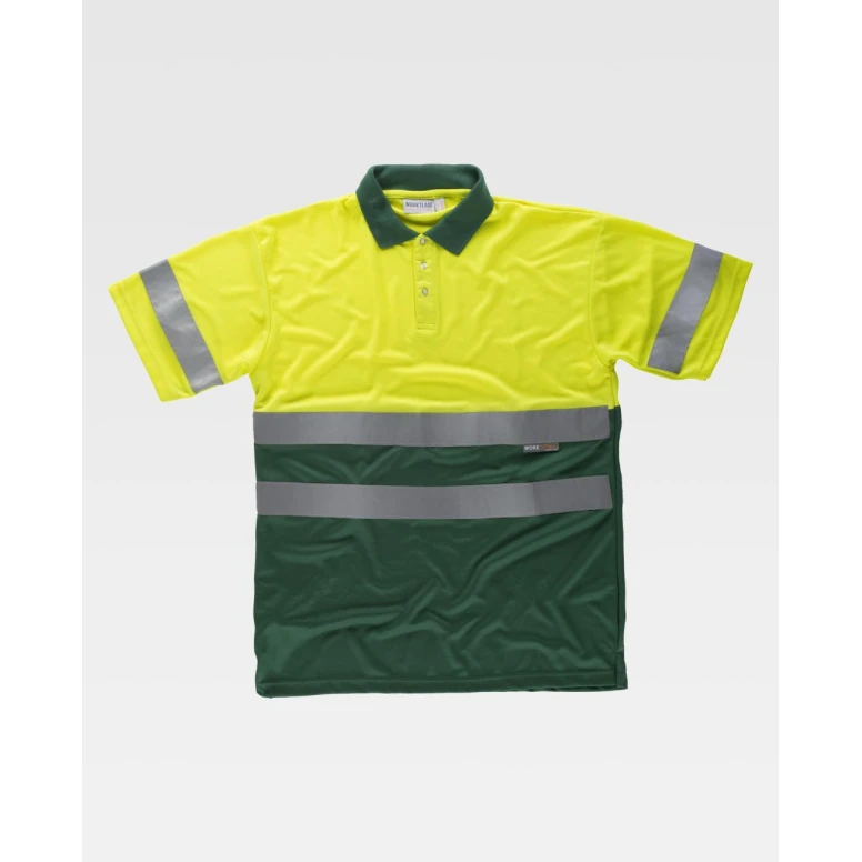 Polo de trabajo Workteam manga corta alta visibilidad C3860
