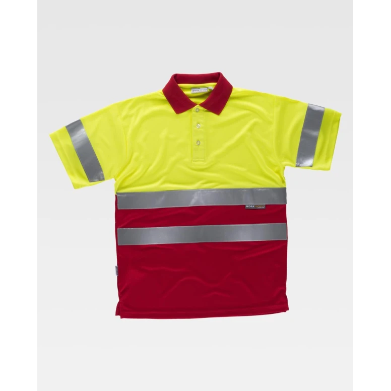 Polo de trabajo Workteam manga corta alta visibilidad C3860