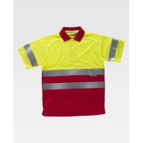 Polo de trabajo Workteam manga corta alta visibilidad C3860