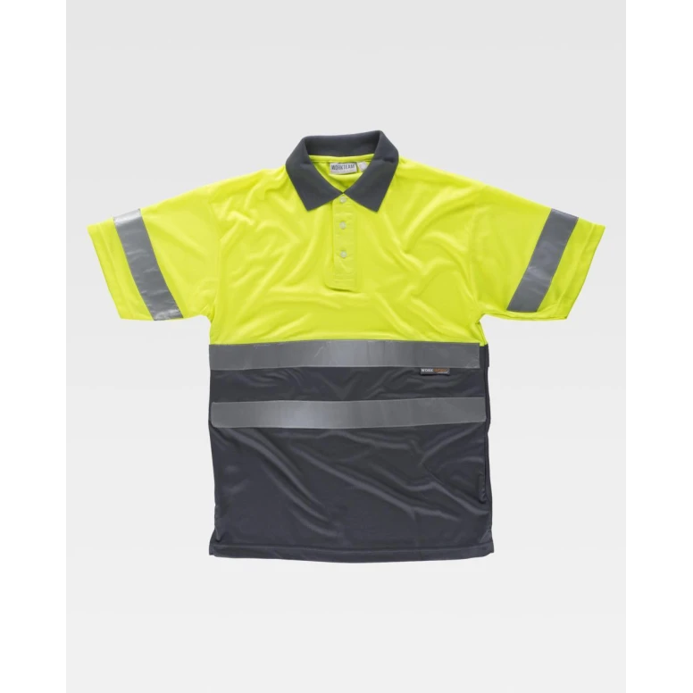 Polo de trabajo Workteam manga corta alta visibilidad C3860