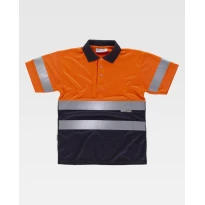 Polo de trabajo Workteam manga corta alta visibilidad C3860
