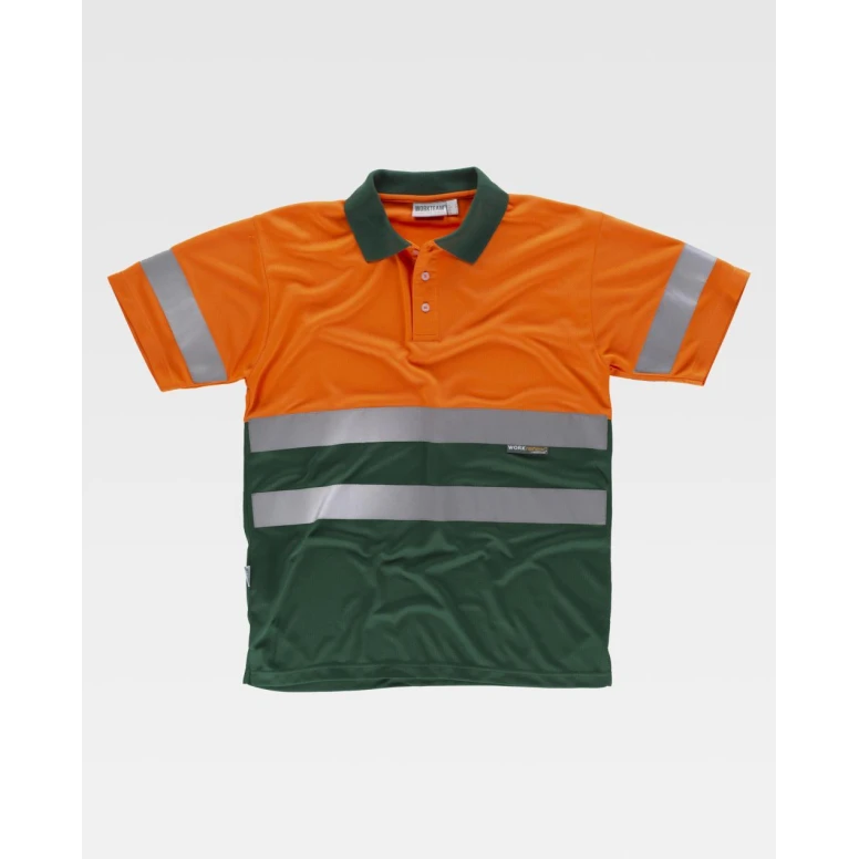 Polo de trabajo Workteam manga corta alta visibilidad C3860