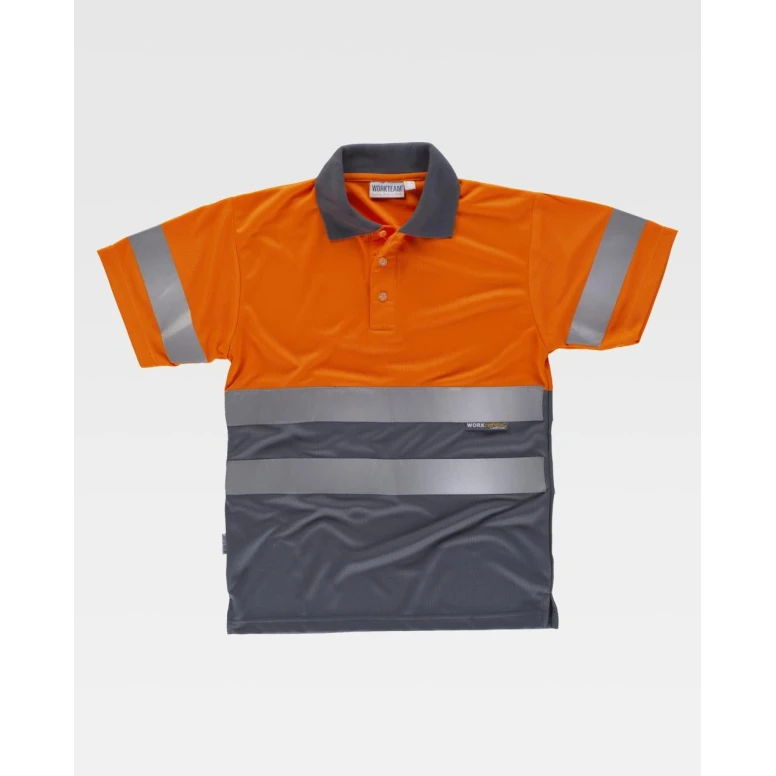 Polo de trabajo Workteam manga corta alta visibilidad C3860