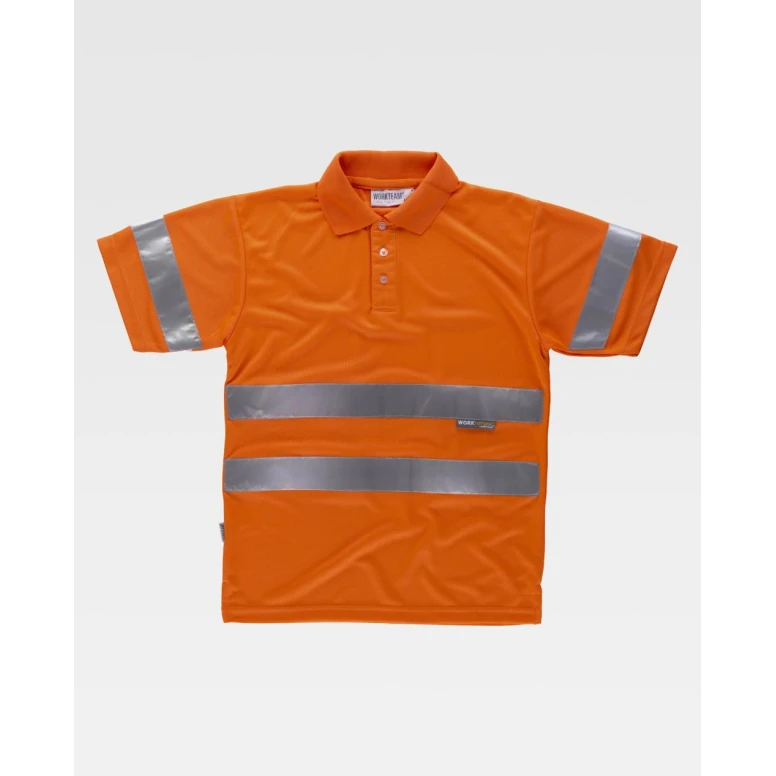 Polo de trabajo Workteam manga corta alta visibilidad C3880