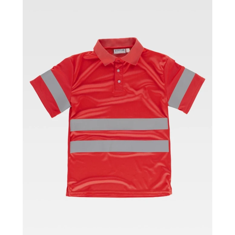 Polo de trabajo Workteam manga corta alta visibilidad C3887
