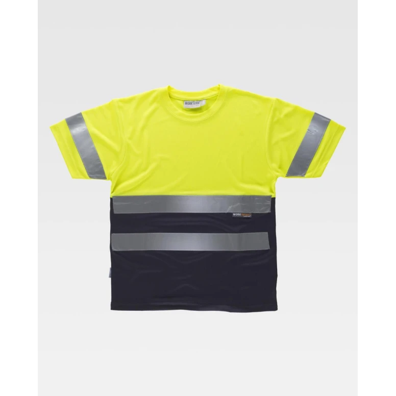 Camiseta de Trabajo Alta Visibilidad Workteam C3941