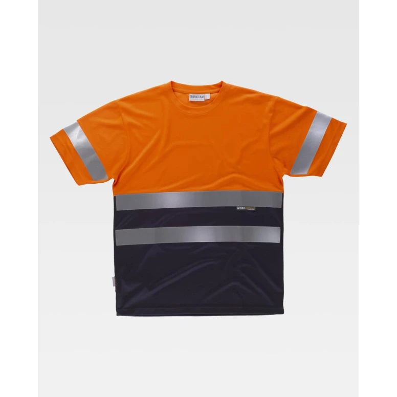 Camiseta de Trabajo Alta Visibilidad Workteam C3941