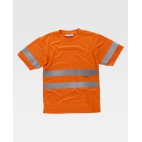 Camiseta de Trabajo Manga Corta Alta Visibilidad Workteam C3945 2