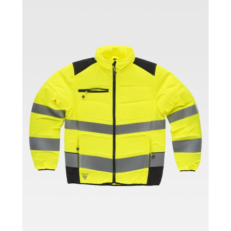 Chaqueta de Trabajo Acolchada Alta Visibilidad Workteam C2950