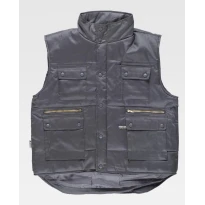 Chaleco de Trabajo Acolchado Multibolsillos Workteam S3209 2