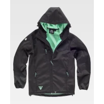 Chaqueta de Trabajo para Hombre con Capucha Workteam Workshell S9499
