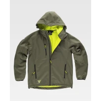 Chaqueta de Trabajo para Hombre con Capucha Workteam Workshell S9499
