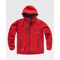 Chaqueta de Trabajo para Hombre con Capucha Workteam Workshell S9499