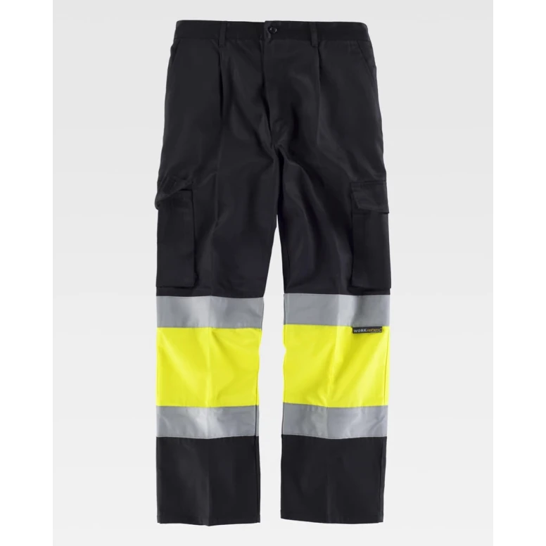 Pantalón de trabajo Workteam Multibolsillos Alta Visibilidad C4018