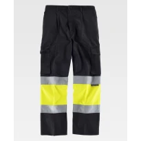 Pantalón de trabajo Workteam Multibolsillos Alta Visibilidad C4018
